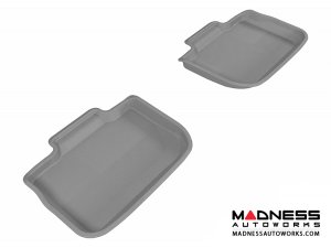 Chrysler 300/ 300C Floor Mats (Set of 2) - Rear - Gray by 3D MAXpider (2011-2015)